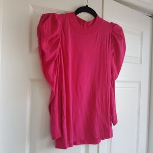 Nation puff sleeve top